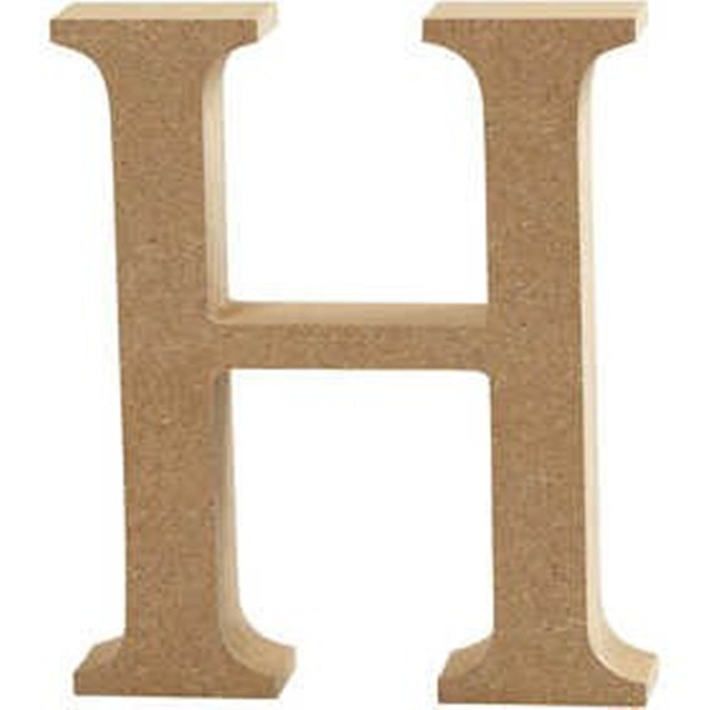 Small 8cm Wooden MDF Letters, Numbers & Symbols | Wood Shapes for Crafts