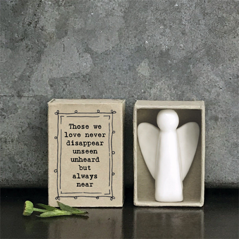 Those We Love Never Disappear | Porcelain Angel | Cracker Filler | Little Gift
