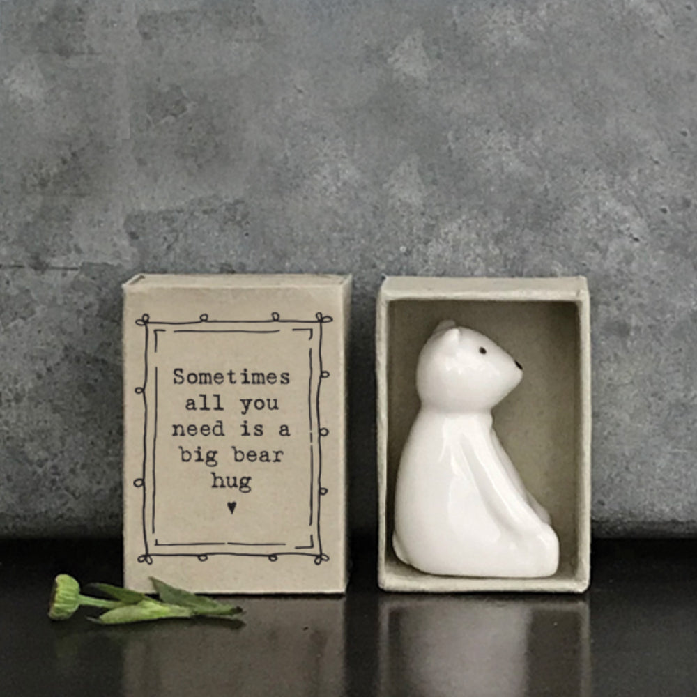 All You Need Is A Big Bear Hug | Porcelain Bear | Cracker Filler | Little Gift