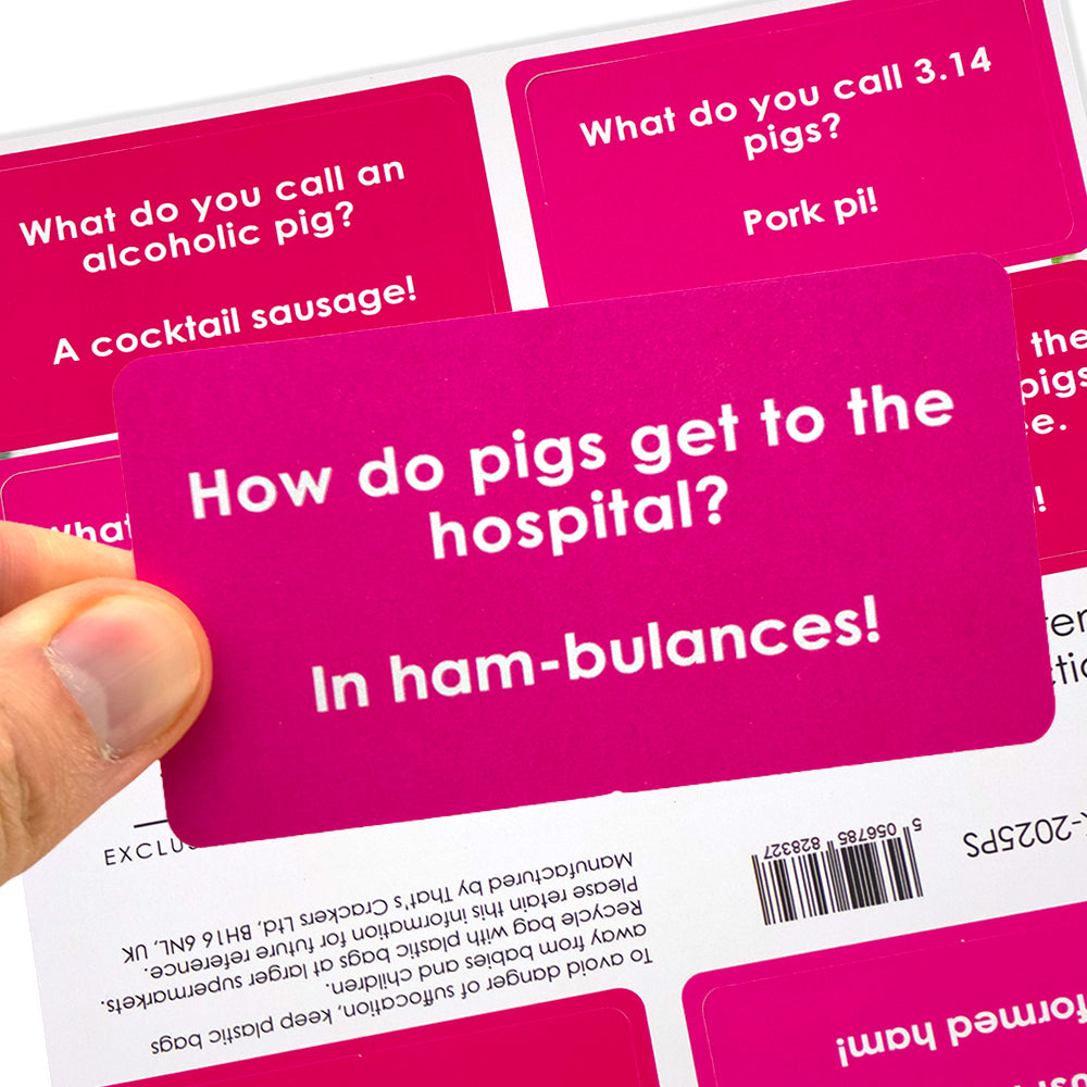 Premium Cracker Joke Collection | 8 Colourful Jokes | Christmas & Themed Mixes