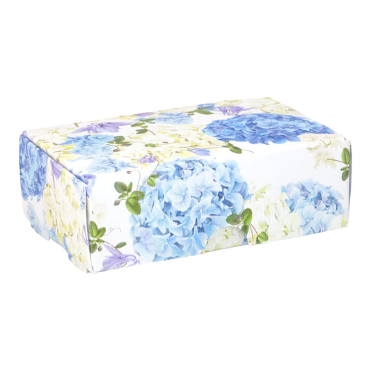Blue Wedding Hydrangea | Mini Gift Box | Soap Bar Sized | 6 Boxes | 57x88x30mm
