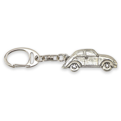 VW Beetle | Chunky English Pewter 3D Keyring | Little Gift | Cracker Filler