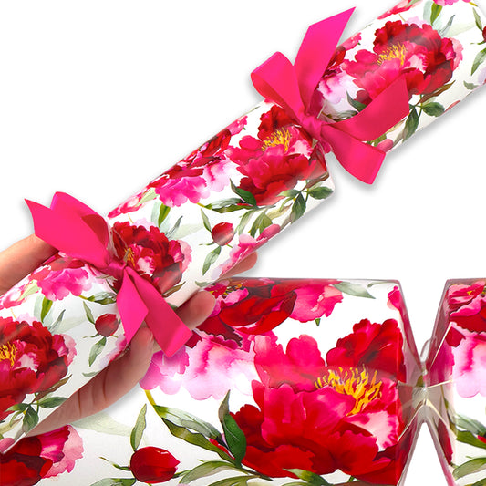 Pink Peonies | Cracker Making Craft Kit | Make Your Own