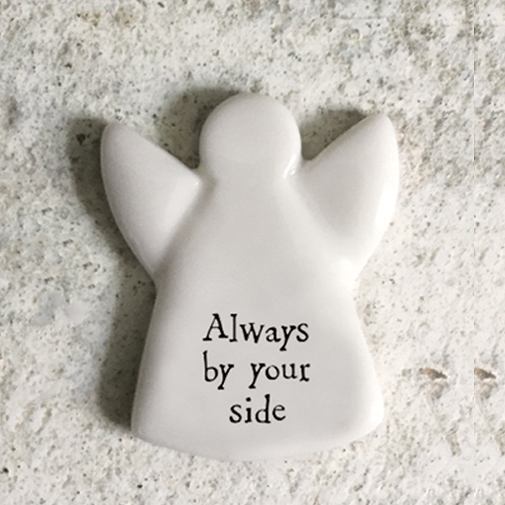 Always By Your Side | Guardian Angel | Ceramic Token | Cracker Filler | Mini Gift