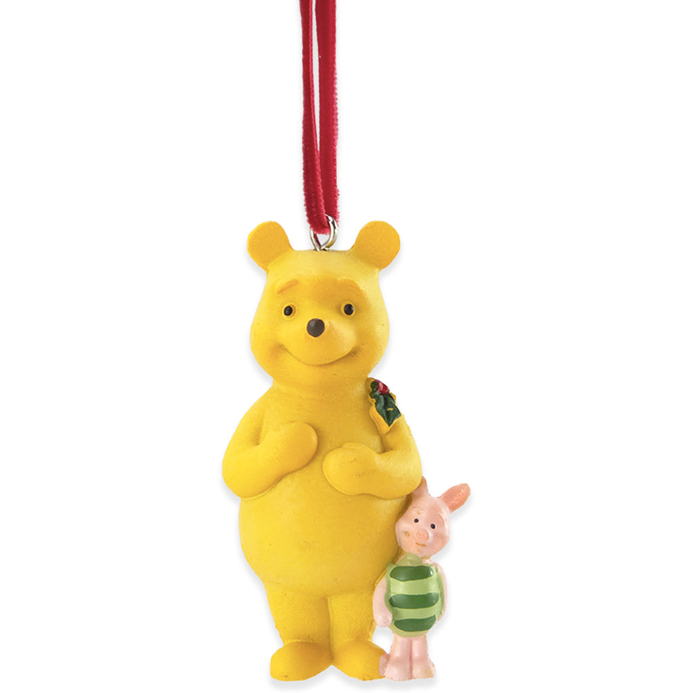 Winnie the Pooh & Piglet | Resin Christmas Tree Ornament | Gisela Graham