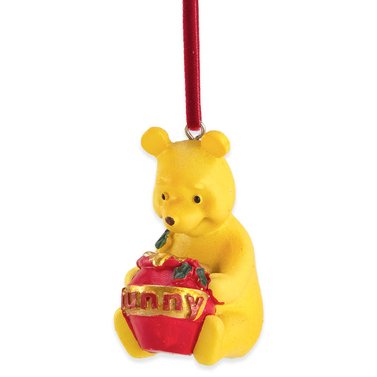 Winnie the Pooh & Honey Pot | Resin Christmas Tree Ornament | Gisela Graham