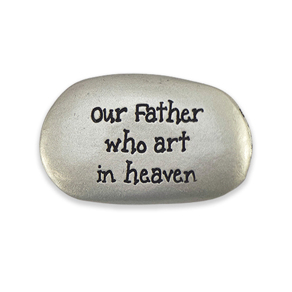 Our Father | Christian Faith Thumb Stone | Pocket Token | Cracker Gift