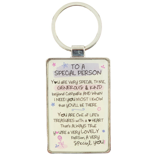 Special Person Verse | Metal Keyring | Little Gift | Cracker Filler