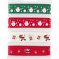 Christmas Ribbon Set | 15mm Wide | 4 Designs, Each 2m Long