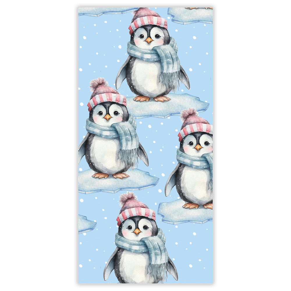 Cute Christmas Penguin | Pocket Size Tissue Pack | Cracker Filler Gift
