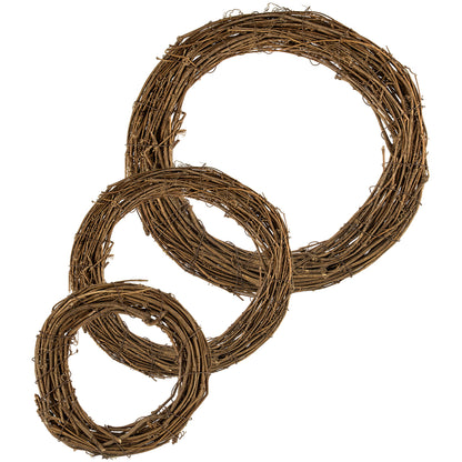 Natural Willow Wreath Base | 20,30 or 40cm | Christmas Wreath Making & Floristry
