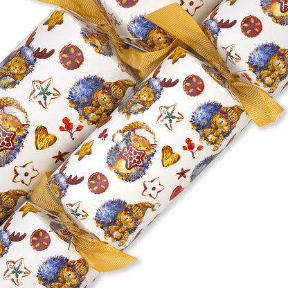 Cute Christmas Hedgehogs | Cracker Making Craft Kit | Make & Fill Your Own