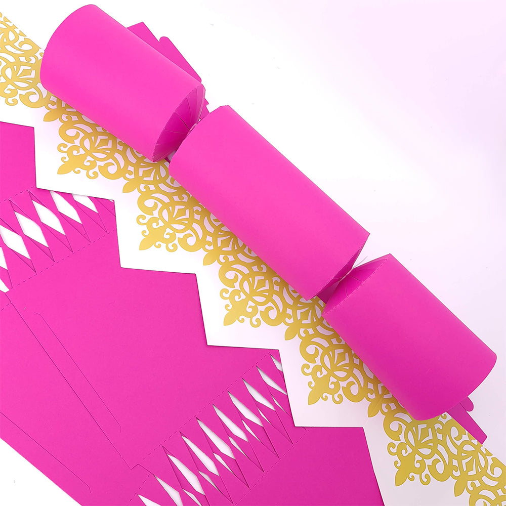 Shocking Pink | Premium Cracker Making DIY Craft Kits | Make Your Own | Eco Recyclable