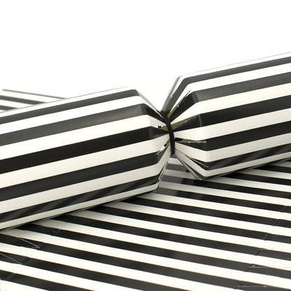 Halloween Stripes | Kit to Make 6 Crackers with Ribbons | Make & Fill Your Own