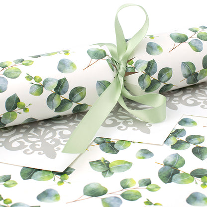Watercolour Eucalyptus | SNAPLESS Christmas Cracker Making Craft Kit | Makes 6