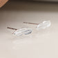 Dainty Sterling Silver Feather Stud Earrings | Mini Gift | Cracker Filler