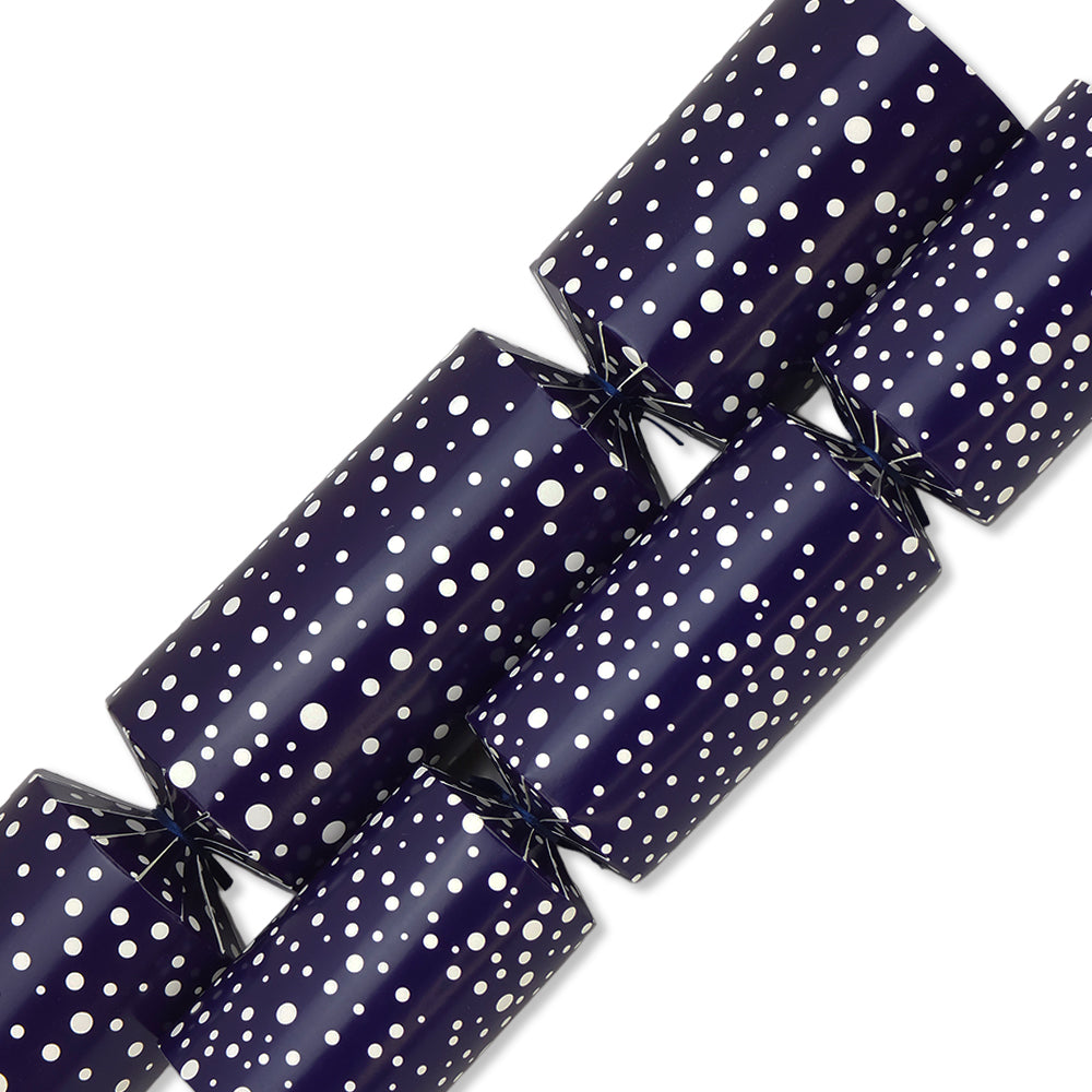 Midnight Blue Snowfall | Christmas Cracker Making Kit | Make & Fill Your Own