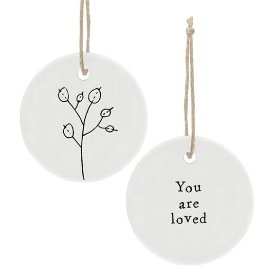 You Are Loved | Little Porcelain Ornament | Cracker Filler | Little Gift