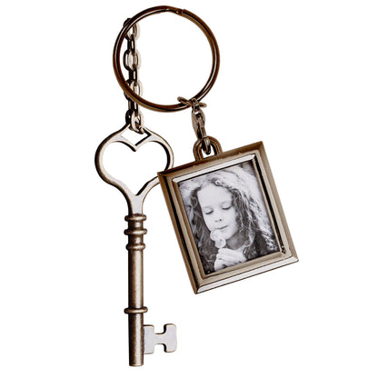 Metal Keyring with Photo Holder | I Love You to the Moon & Back | Cracker Filler