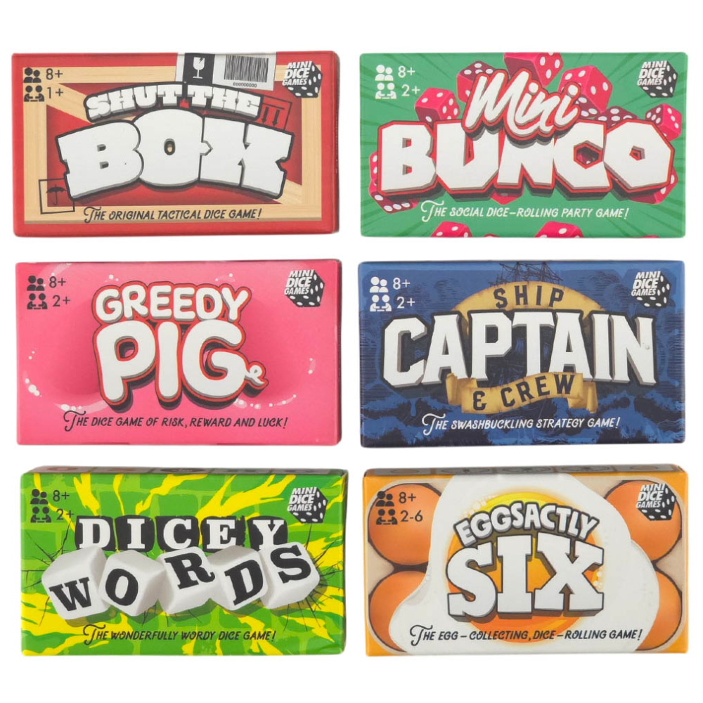 Mini Dice Games for Kids & Adults | Little Gift | Cracker Filler