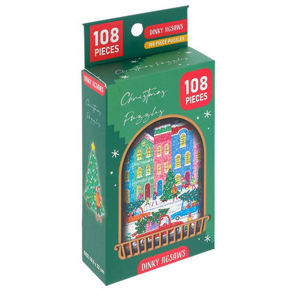 Christmas Window Scene | Dinky Jigsaw Puzzle | 108 Pieces | Little Gift