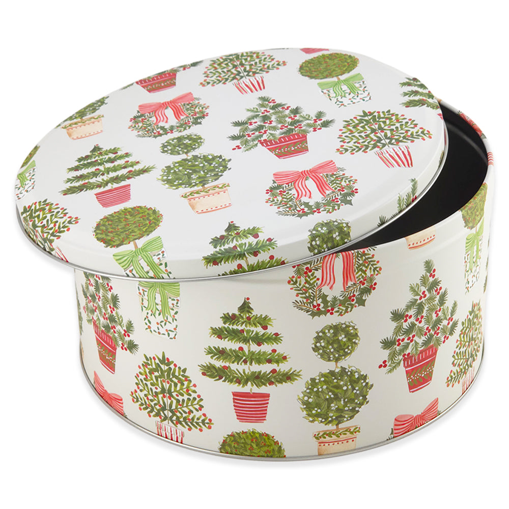 Christmas Topiary | Large Cake Tin | Gisela Graham