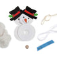 Snowman Pom Pom Hanging Christmas Ornament Craft Kit