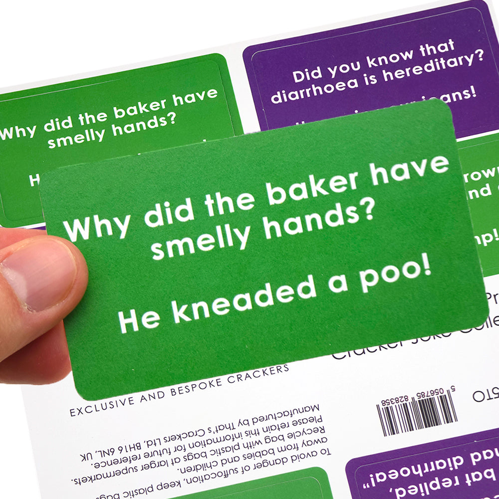 Premium Cracker Joke Collection | 8 Colourful Jokes | Christmas & Themed Mixes