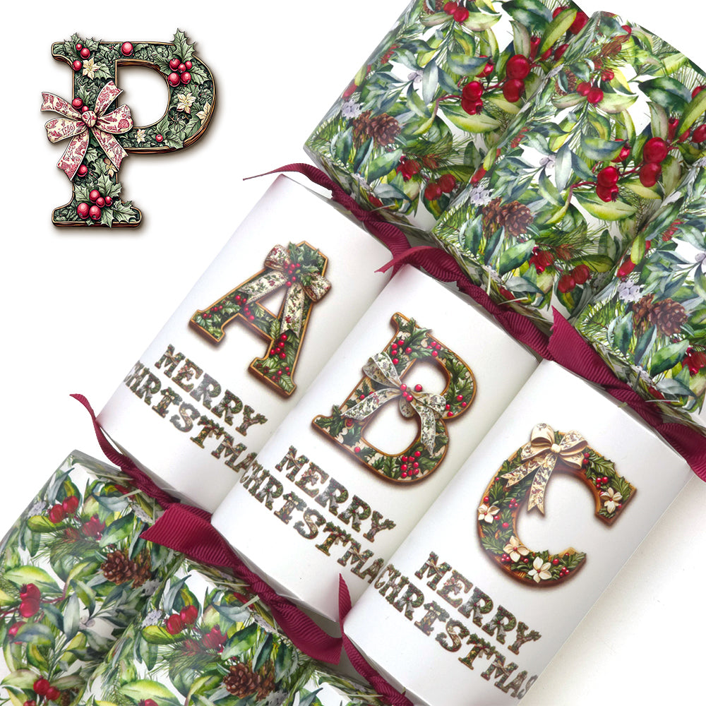 Letters A to Z | Single Christmas Cracker Making Craft Kit | Traditional Design