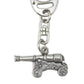 Cannon | English Pewter 3D Keyring | Little Gift | Cracker Filler