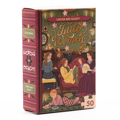 Retro Book Style Mini Jigsaw Puzzles | 50 Pcs | Little Gift | Cracker Filler