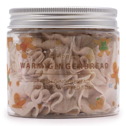 Warm Gingerbread Whipped Soap | Christmas Gift Idea |120g
