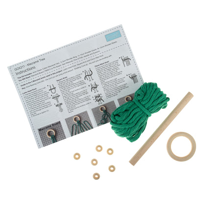 Christmas Tree | Make Your Own Macrame Hanger | Small Craft Kit