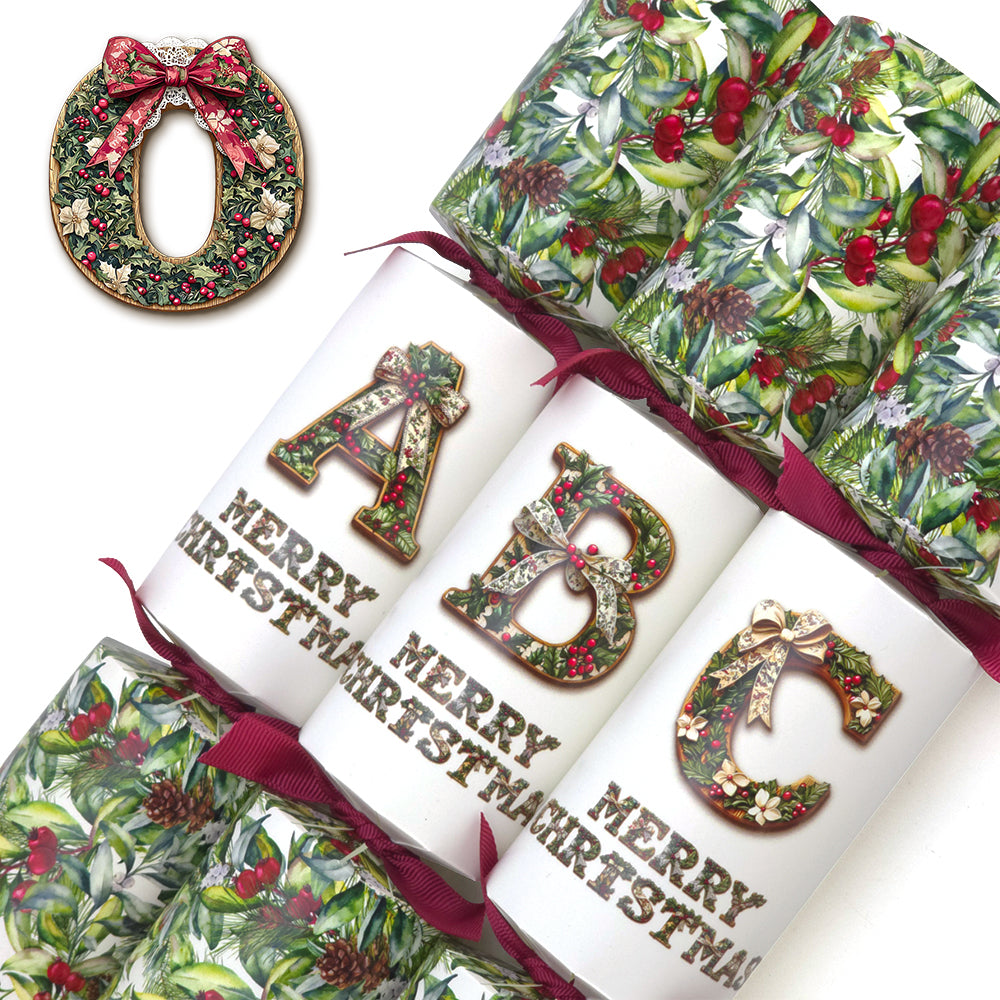 Letters A to Z | Single Christmas Cracker Making Craft Kit | Traditional Design