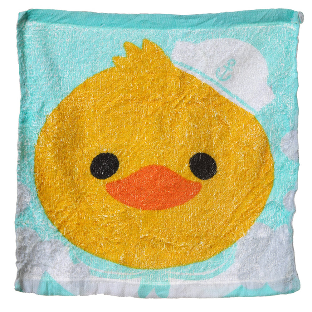 Bath Time Duck | Compressed Flannel | Mini Gift | Cracker Filler
