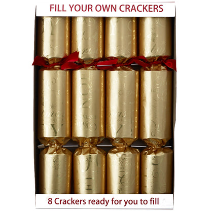 Gold Foil | 8 Budget Friendly Fill Your Own Crackers | Ready Made