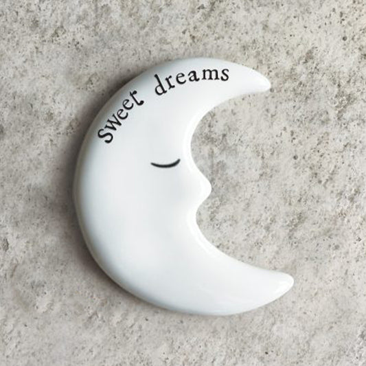 Sweet Dreams | Little Porcelain Moon Token | Cracker Filler Gift
