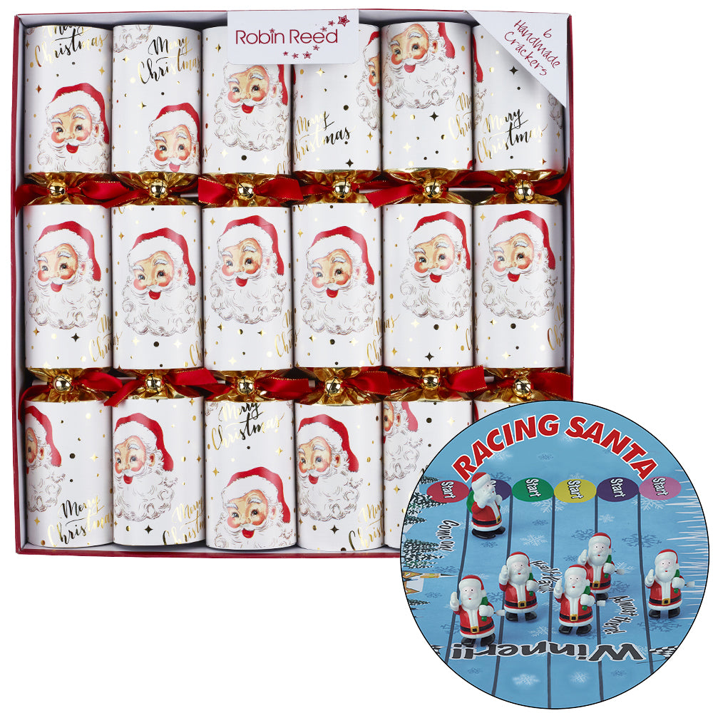 Racing Santa Game | Chunky Christmas Crackers | 6 Pack | Ready Made