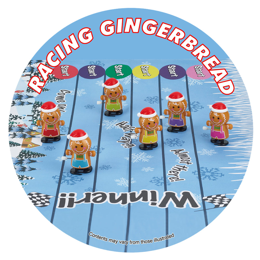 Racing Gingerbread Game | Chunky Christmas Crackers | 6 Pack | Ready Made