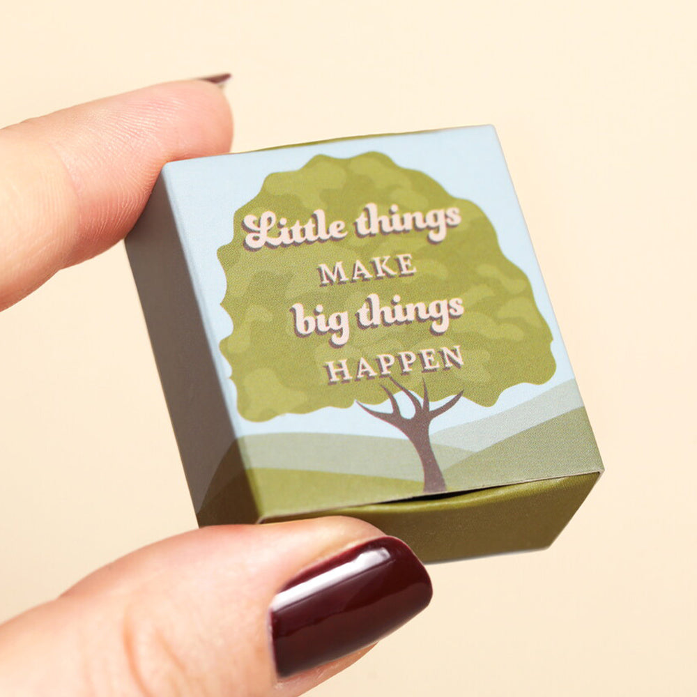 Little Things Make Big Things Happen | Acorn | Mini Token | Cracker Filler