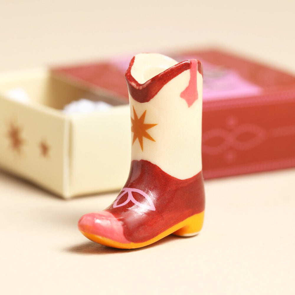 Howdy Partner | Cowboy Boot | Mini Matchbox Token | Cracker Filler Gift
