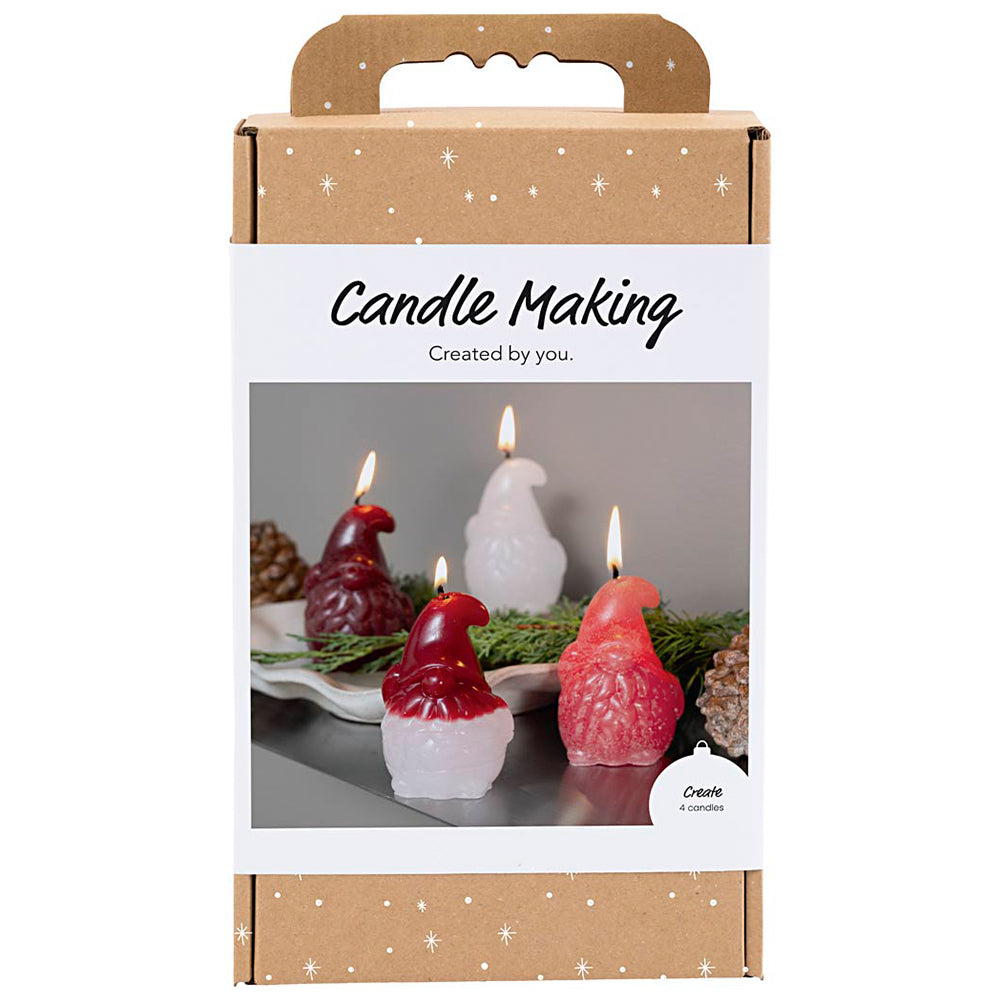 Christmas Gonk Candle Making Craft Kit | Makes 4