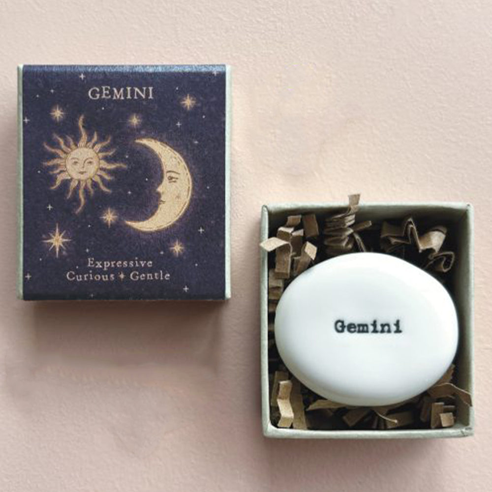 Star Sign | Boxed Zodiac Celestial Pebble Gift | Cracker Filler