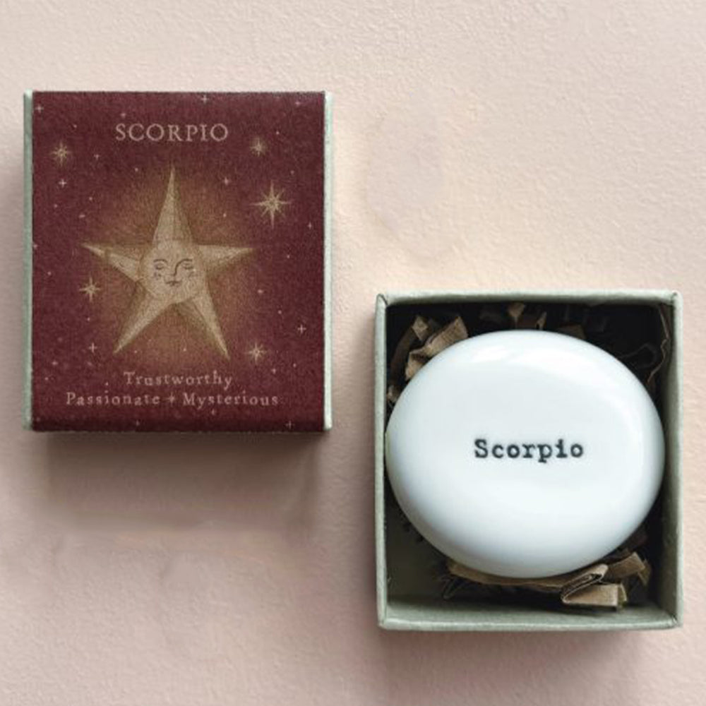 Star Sign | Boxed Zodiac Celestial Pebble Gift | Cracker Filler