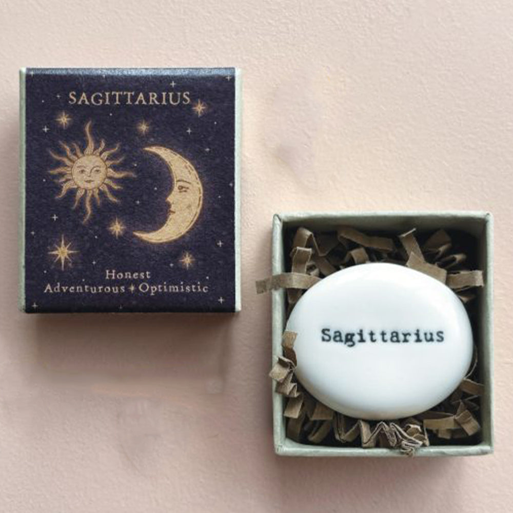 Star Sign | Boxed Zodiac Celestial Pebble Gift | Cracker Filler