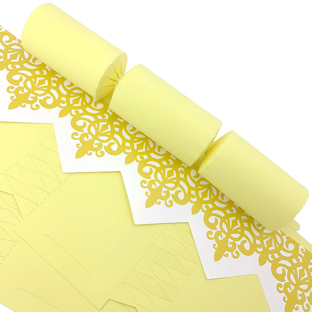 Pastel Yellow | Cracker Making DIY Craft Kits | Make Your Own | Eco Recyclable
