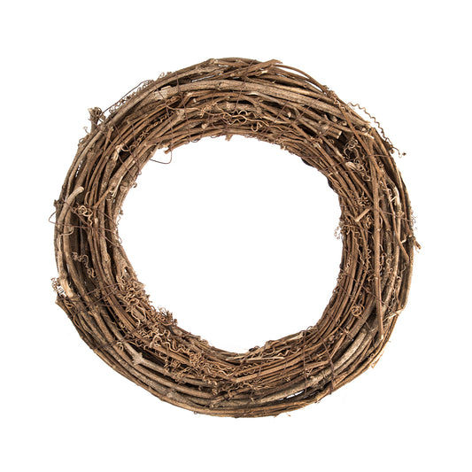 Natural Willow Wreath Base | 30cm | Christmas Wreath Making & Floristry
