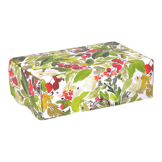 Watercolour Berries | Mini Gift Box | Soap Bar Sized | 6 Boxes | 57x88x30mm