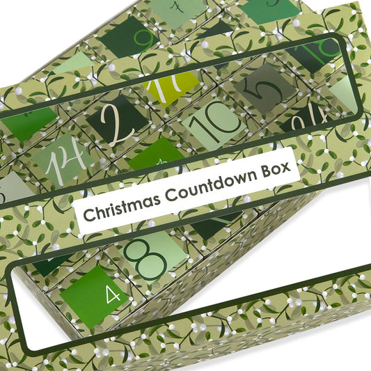 Advent Calendar Making Kit | 24 Cube Boxes & Outer Box | Simply Mistletoe