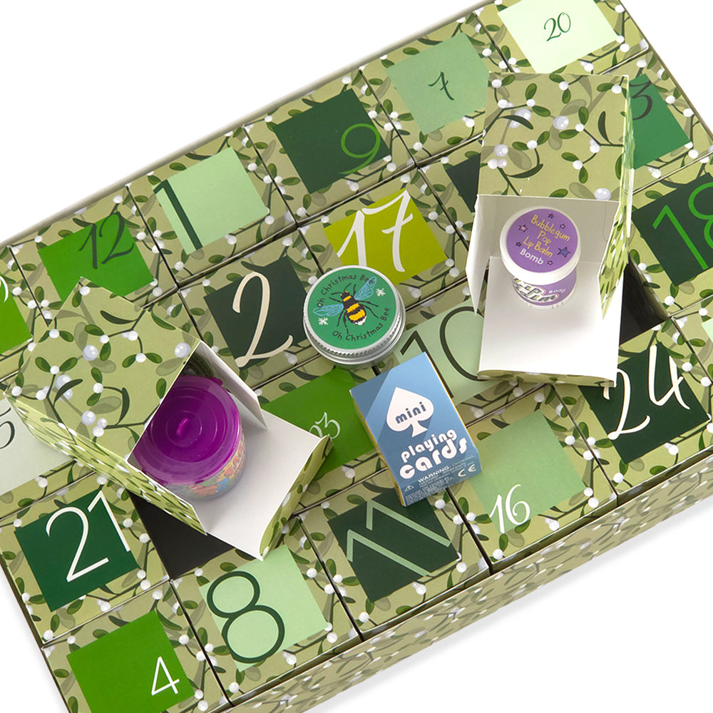 Advent Calendar Making Kit | 24 Cube Boxes & Outer Box | Simply Mistletoe